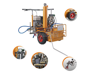 6L手推式高压无气冷喷划线机